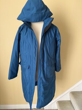 LL Bean Long Hooded winter parka coat